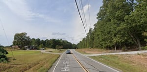 Photo of a poor quality rural road with 1-star rating located in Carroll County, Georgia