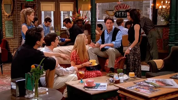 Central Perk cafe in friends