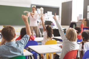 Children in a classroom