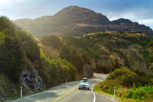 Car on NZ Highway