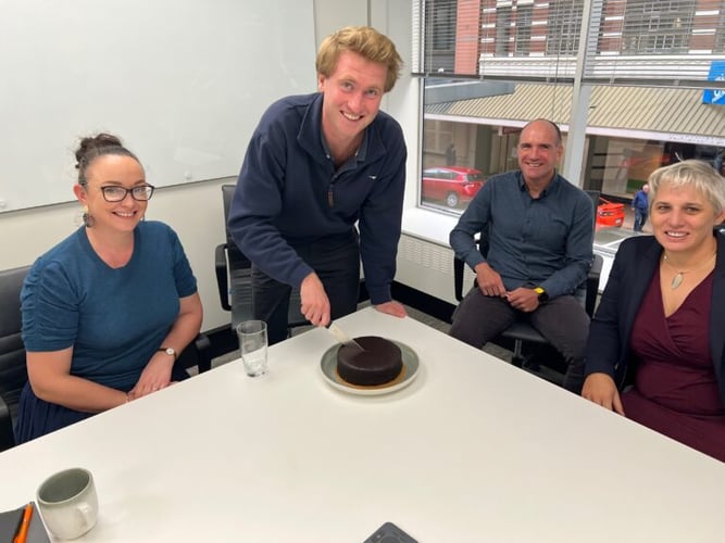 Wellington team cake