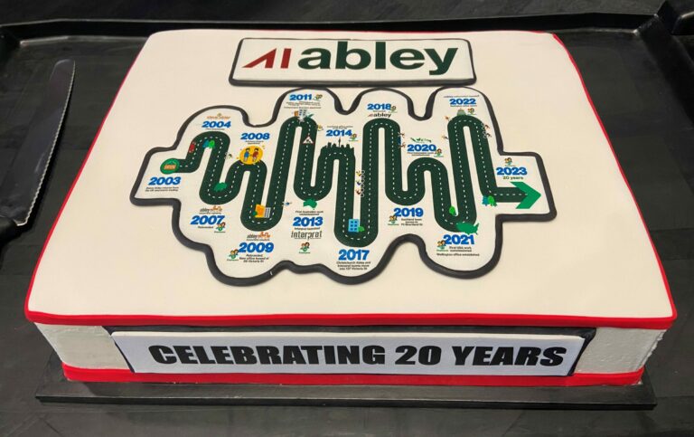 Abley 20th Cake