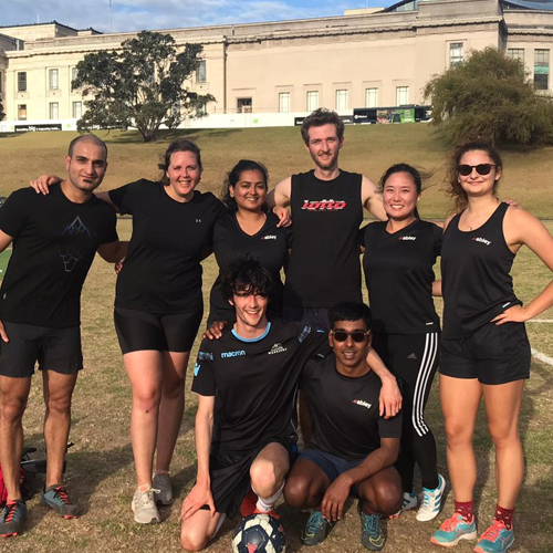 Abley sub-football team, representing the work culture at Abley