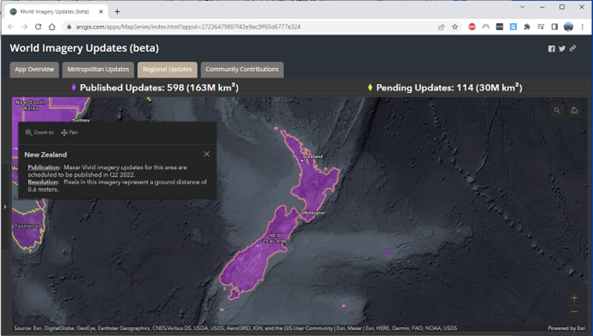 Esri map