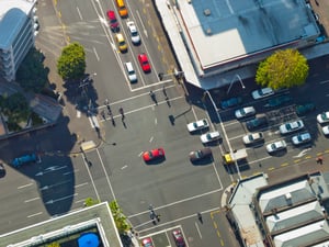 Intersection from above