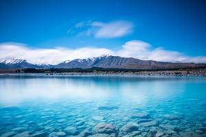 View of Lake Tekapo from Mount John