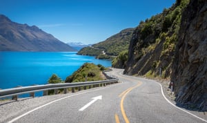 The Devil's Staircase view point, Queenstown / New Zealand
