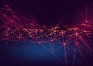 Red nodes that are connected